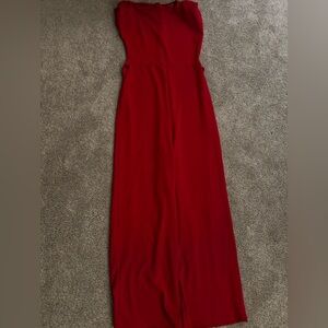 Red jumpsuit